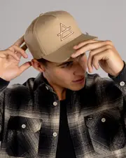 [Lucid] Lucid Men's Trinity 2.0 Snapback Cap in Khaki Green One Size Khaki Green
