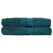 2pc Canningvale Royal Splendour Bath Sheet Set Azzurrite Teal Home/Bathroom