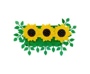 Felt Sunflower Planting Bag Plant Growing Bag Garden Planting Container