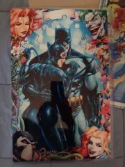 Batman Catwomen, metal Art Print Tyler Kirkham Cover Of Issue #50