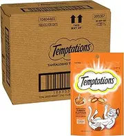 TEMPTATIONS Cat Treats Tantalising Turkey Flavour 85g, 6 Pack