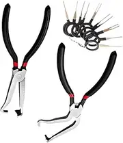 Electrical Disconnect Frank For Car, Electrical Connector Clamps,Carbon Steel Pipe Connector Friters - Removal Tool With Pin Spark Plug Automotive Repair