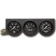 Autometer 3 Gauge Oil/Volt/Water In Black Console - 2 5/8 Inch, AU2398