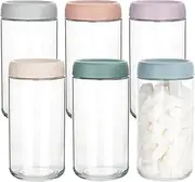 24oz Large Capacity Overnight Oats Container Jar,Wide Mouth Mason Jars,Glass Jars with Lids Air Tight,Food Storage Containers for Milk,Fruit,Preserving,Jam,Honey,Jelly,Salad,Cereal (4)