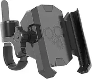Motorcycle Phone Mount - Cell Phone Clamp for Scooter,Ultra-Stable Bicycles Handlebar Cellphone Mount Clip for Men Cycling Enthusiasts