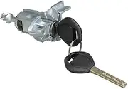 Fit for -BMW E53 X5 2000-2006 Left Driver Side Door Lock Barrel 5121 7 035 421 51217035421 (Color : Silver)
