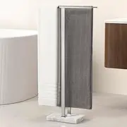 KES Standing Towel Rack Taller Version, 94 CM (Equal Height) Bathroom Towel Rack Stand with Marble Base, Free Standing Towel Holder Stand, SUS304 Stainless Steel Brushed Finish, BTH229-2