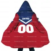 Personalized Hooded Cloak Coat, Custom Buffalo Bills Football Team Cloak Coats