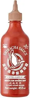 Flying Goose Sriracha Hot Chilli Sauce with Extra Garlic 455 ml