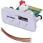 Xuegier Bluetooth 5.0 MP3 WMA APE Decoding Board Car Audio USB TF FM Radio Handsfree Module MP3 Player for Speaker 12V