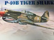 P-40B Tiger Shark 1/48 Scale Revell Model Kit New!