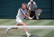 Boris Becker of Germany at Wimbledon June 1999 Becker was defeated- Old Photo 1