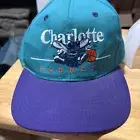 Charlotte Hornets Twins Ent NBA SnapBack Hat Baseball Cap Men OSFA Vintage 90s