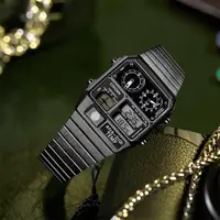 在飛比找PChome24h購物優惠-CITIZEN星辰 Chronograph 復古計時電子腕錶