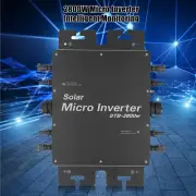 2800W Solar Grid Tie Inverter MPPT Power Micro Inverter WiFi Control IP65 230V