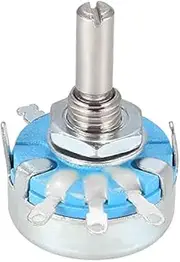 XYWHPGV WH-5 4.7K Ohm Variable Resistors Single Turn Rotary Carbon Film Taper Potentiometer(52a9a 03d7b 44912 dd0f1 cc408 6afc2