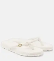 [Gianvito Rossi] Gianvito Rossi Juno leather thong sandals AU 8 white