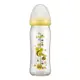 貝親 PIGEON 寬口母乳實感彩繪玻璃奶瓶240ml-蜜蜂