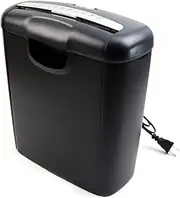 Electric Paper Shredder, 220V Home Office 6-Sheet Strip Cut Destroy, for Paper and Credit Card
