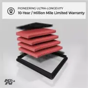 K&N Replacement Panel Air Filter for 98-09 Jimny/95-02 Esteem FOR Suzuki (for: Suzuki)