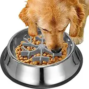 Dog Puzzle Feeder Bowls, Non-Slip Dog Food Bowl, Dishwasher Safe Dog Dish, Maze Dog Feeder, Slow Feeder Dog Bowl, Food Grade Dog Dish, Fast Eater Dog Bowl, Puppy Feeding Bowl, Interactive Dog Feeder