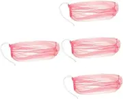 Healeved Pcs Mosquito Hats Netting Bug Net for Head Outdoor Accessory Portable Fishing Mosquito Head Net Long Lasting Material Red