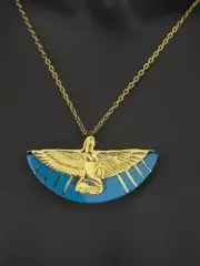Isis Pendant Sterling Goddess Isis Necklace mythology Isis Crafted with love