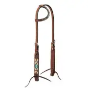 Painted Aztec Design 5/8'' One Ear Headstall