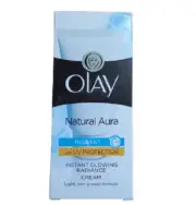 Olay Natural Aura Glowing Fairness Cream With UV Protection 40gm Free Ship A937