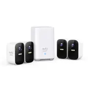 eufy Security eufyCam 2C Pro 2K Security Kit 4Pack + HomeBase 2