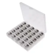 Metal Sewing Machine Bobbins Spool - Sewing Accessories with Storage Box
