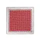 COACH C LOGO方形絲巾-紅