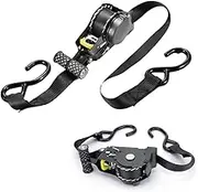 1PC Automatic Retractable Ratchet Tie-Down Straps Self Retracting Straps