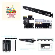 1U Rack Kit for Raspberry Pi 4, 1U Rackmount Supports 1-4 Units with 4pcs Fan...