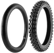 YC Yier 70/100-17 inch Front Tire and Inner Tube 2.50/2.75-17 for Motorcycle YZ85 KX85 RM85 CR85 CT70 CT90 CT110 CRF80 XR80 XR75 TTR125 KLX140 Dirt Pit Bike Apollo SSR 125CC 140CC 150CC 160CC