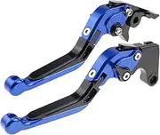 Motorcycle Brake Clutch Levers for Kawasaki for Vulcan S 650/650CC 2015-2020 2021 2022 CNC Aluminum Length and Gears Adjustable Foldable Extendable Handle Lever Clutch Brake Lever Motorcycle Parts
