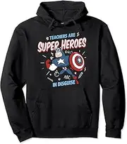 [Marvel] Captain America Teachers Are Super Heroes Pullover Hoodie