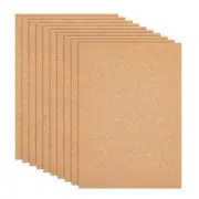 Wood Cork Board 10pcs Sheet Self-adhesive Rectangular Durable Message Holder