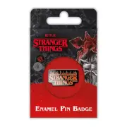 Netflix Stranger Things 4 Fire Logo Enamel Pin Badge
