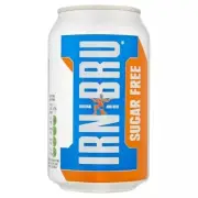 Irn-Bru Sugar Free Zero Diet Irn Bru Iron Drink Cans 330ml