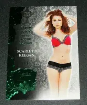2019 Benchwarmer SCARLETT KEEGAN 25th Anniversary #68 Green Variant/3 PLAYBOY