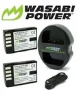 Wasabi Power Battery x2 & Charger for Panasonic DMW-BLF19 DMC-GH3 DMC-GH4 DC-GH5