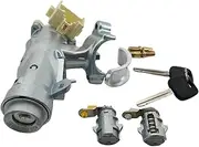 for Toyota for Hilux 1997-2005 Ignition Lock Core Ignition Switch Steering Barrel Lock Door Lock with 2 Keys Set