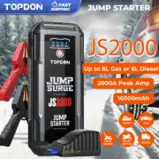 TOPDON JS2000 Booster Plus 2000A 12V Safe Jump Starter High Duty Power Bank