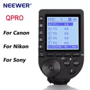 NEEWER QPRO-S/C/N TTL HSS Wireless Flash Trigger LCD Screen for Canon Nikon Sony