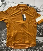 Rapha Mens Classic Jersey T-shirt Team Racing Training Cycling RRP$195 Mustard