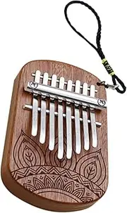 Totority Smooth-surface 8-note Kalimba Mini Wooden Thumb Piano Beginner's Finger Piano Portable Stylish