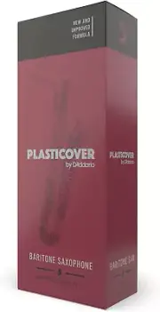 Plasticover Baritone Sax Reeds, Strength 1.5, 5-Pack