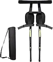 Wearable Chair - Portable Folding Invisible Seat | Outdoor Invisible Fishing Stool, Wearable Leg Ergonomics Seat, 3 Gear Adjustable for Barbers, Chefs