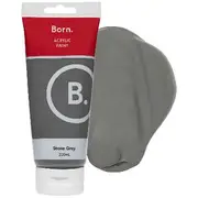 Born Acrylic Paint 200mL Stone Grey